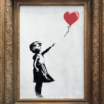 Banksy Girl with Balloon/Love Is In The Bin