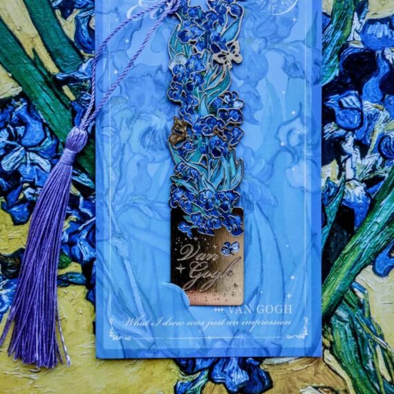 Закладка для книги, металева, Ірис